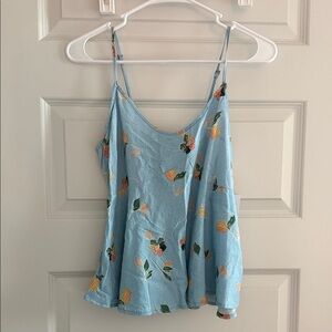O'Neill Light Blue Floral Camisole